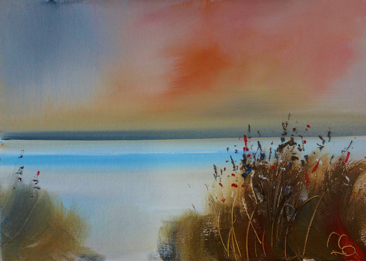 'Through the Rushes' by artist Rosanne Barr